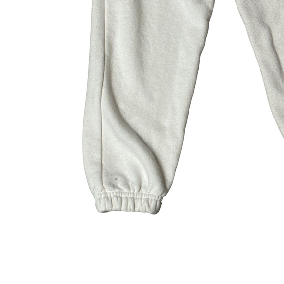 Zara, White Joggers, Youth Size 8, Front Side Pockets, Terry Cloth Inside - Picture 2 of 5